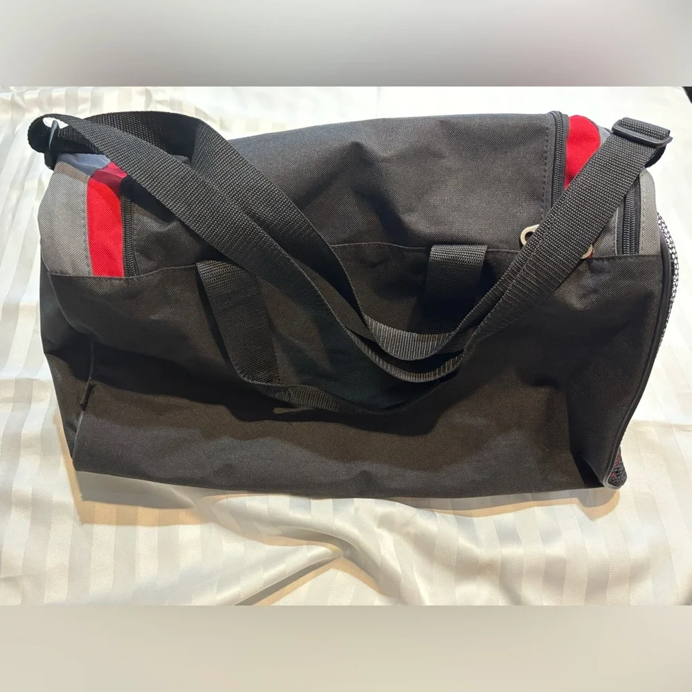 Gemline Carry-On Bag With Upside Down Glittered American Flag (Good Condition)